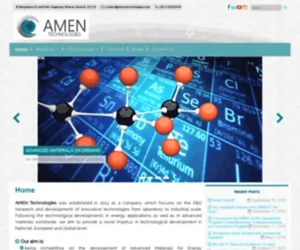 Amen-Technologies.com(Your partner in success) Screenshot