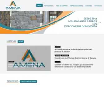 Amena.org.ar(Inicio) Screenshot