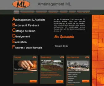 Amenagementml.com(Excavation) Screenshot