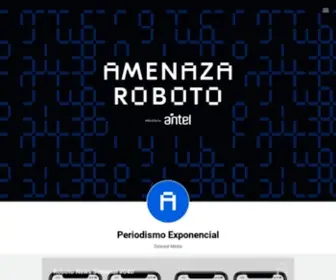 Amenazaroboto.com(Amenazaroboto) Screenshot