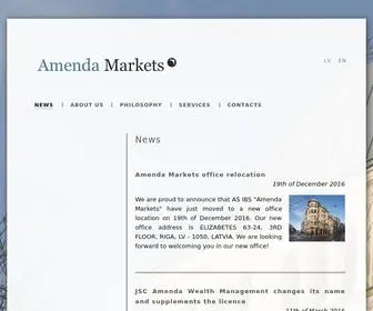 Amenda.lv(Amenda Markets) Screenshot