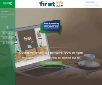 Amenfirstbank.com.tn(Ouvrir un compte bancaire en ligne avec AMEN FIRST BANK) Screenshot