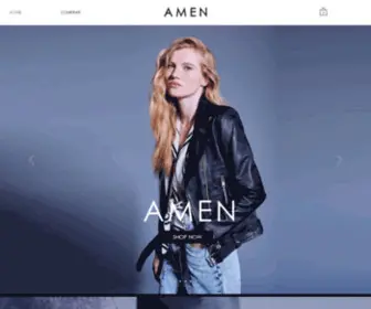 Amenleather.com(AMEN LEATHER) Screenshot