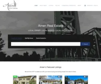 Amenrealestate.com(Sacramento) Screenshot