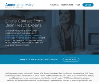 Amenuniversity.com(Amen University) Screenshot