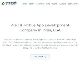 Ameotech.com(Ameotech Informatics) Screenshot