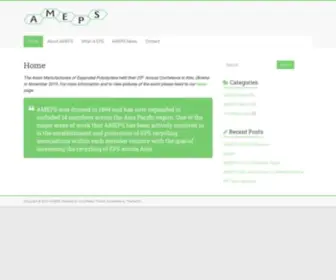 Ameps.net(Asian Manufacturers of Expanded Polystyrene (EPS)) Screenshot