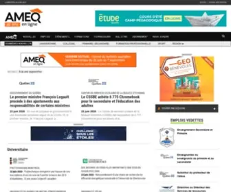 AmeqEnligne.com(Éducation) Screenshot