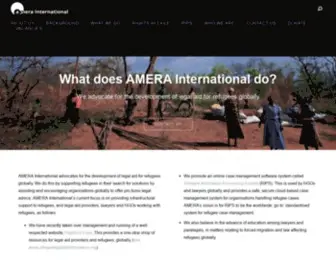Amerainternational.org(AMERA International) Screenshot