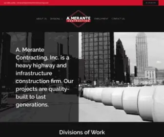 Amerantecontracting.com(Merante Contracting) Screenshot