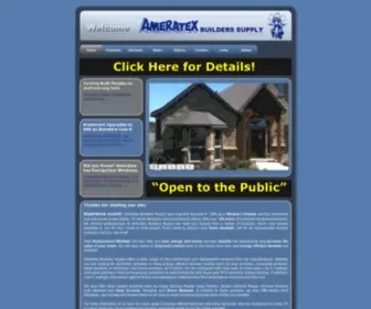 Ameratex.com(Ameratex Builders Supply) Screenshot