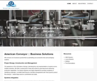 Amerconveyor.com(American Conveyor Corp) Screenshot