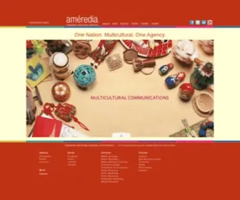 Ameredia.com(Integrated Multicultural Marketing) Screenshot