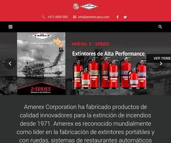 Amerex-Peru.com(Amerex Fire Per) Screenshot