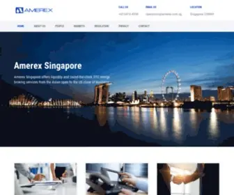 Amerexsingapore.com(Amerex Singapore) Screenshot