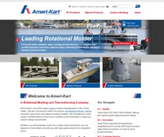 Ameri-Kart.com(Plastic rotational molding manufacturer) Screenshot