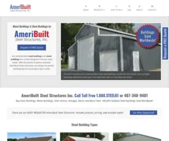 Ameribuiltsteel.com(AmeriBuilt Steel Structures) Screenshot
