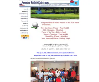 America-Fijigolfclub.com(America-Fiji Golf Club.com) Screenshot