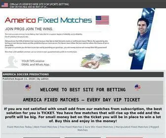 America-Fixedmatches.com Screenshot