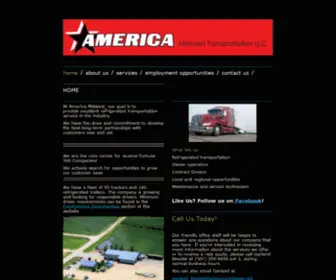 America-Midwest.com(America Midwest Transportation) Screenshot