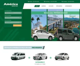 America-Rentalcar.com.br(América) Screenshot