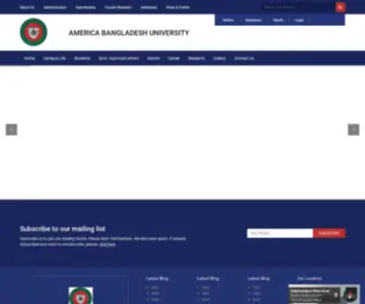 Americabangladeshuniversity.edu.bd(Americabangladeshuniversity) Screenshot