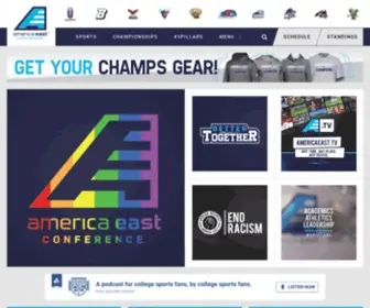 Americaeast.com(America East Conference) Screenshot