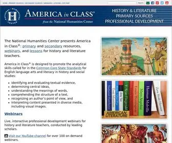 Americainclass.org(America in Class) Screenshot