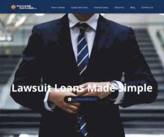 Americalawsuitloans.com(Get Pre Settlement Lawsuit Loan Easily) Screenshot