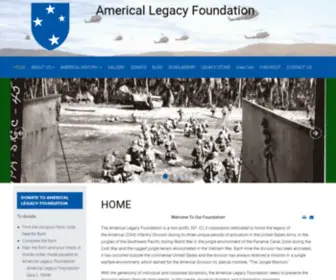 Americalfoundation.org(Americal Legacy Foundation) Screenshot