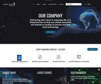 Americamovil.com(Our Company) Screenshot