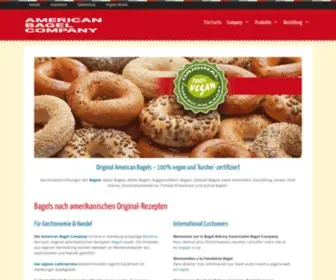 American-Bagel-Company.de(American Bagel Company) Screenshot