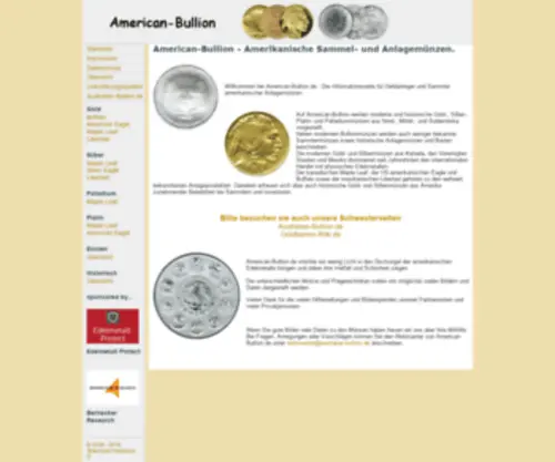 American-Bullion.de(Amerikanische Anlagemünzen) Screenshot