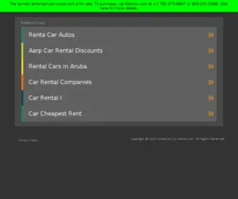 American-Car-Rental.com(Aruba Car Rental) Screenshot