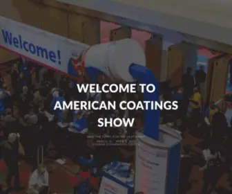 American-Coatings-Show.com(American Coatings Show) Screenshot
