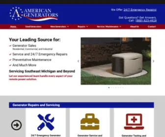 American-Generator.com(Generator Sales) Screenshot