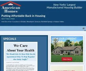 American-Homescny.com(Manufactured, Modular, Doublewide, Mobile Homes) Screenshot