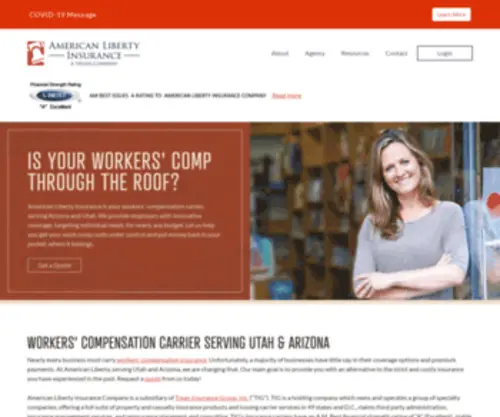 American-Liberty.net(American Liberty Insurance) Screenshot