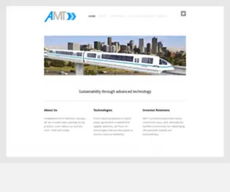American-Maglev.com(AMT, Inc) Screenshot
