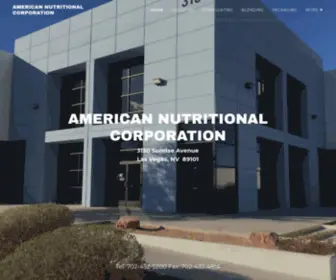 American-Nutritional.com(AMERICAN NUTRITIONAL CORPORATION) Screenshot