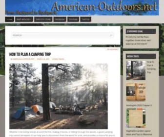 American-Outdoors.net(From Backyard to Backpack) Screenshot