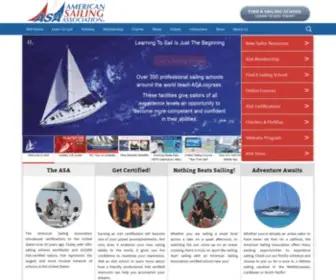 American-Sailing.com(American Sailing Association) Screenshot