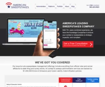 American-Sweeps.com(American Sweepstakes Company) Screenshot