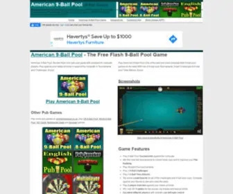 American9Ballpool.co.uk(American 9) Screenshot