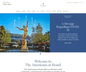 Americanaatbrand.com(The Best in Shopping) Screenshot