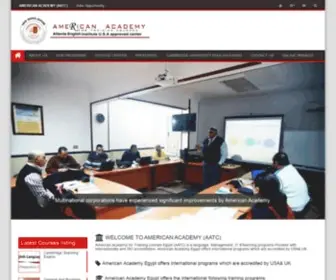 Americanacademyeg.com(AMERICAN ACADEMY EGYPT (AATC)) Screenshot