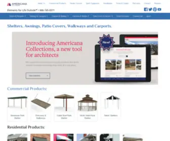 Americana.com(Americana Building Products) Screenshot