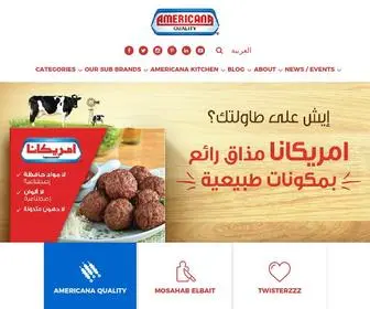 Americanafoods.com(Americana Foods) Screenshot
