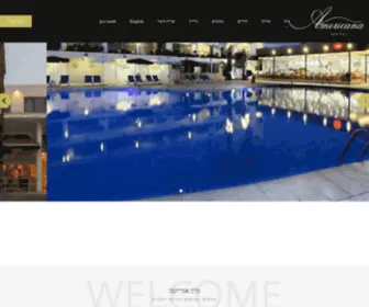 Americanahotel.co.il(RESORT HOTEL) Screenshot