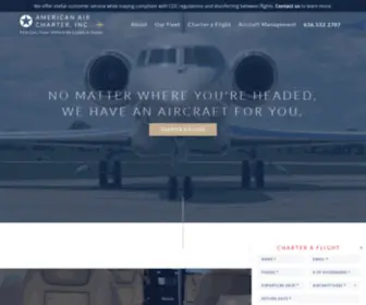 Americanaircharter.com(American Air Charter) Screenshot